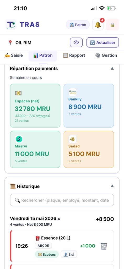 Patron voit la vente